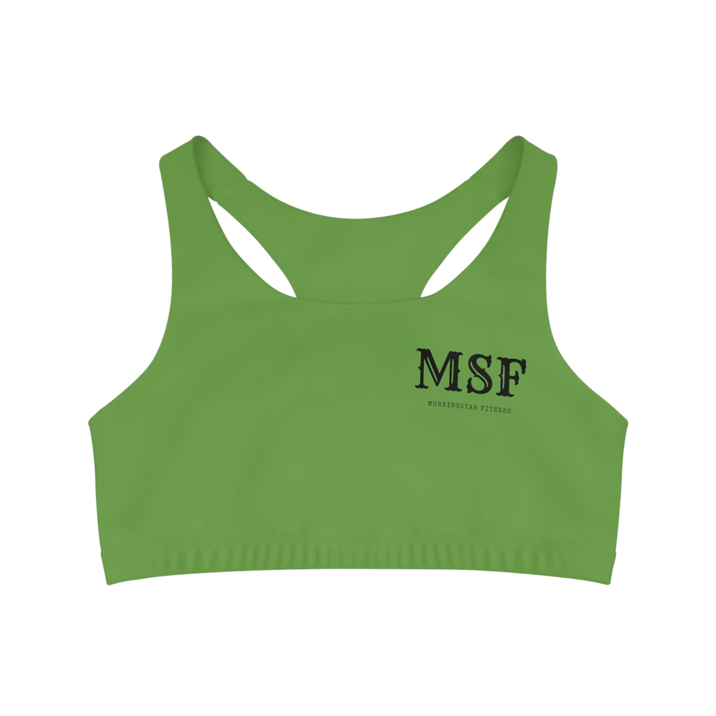 Light Green Seamless Sports Bra