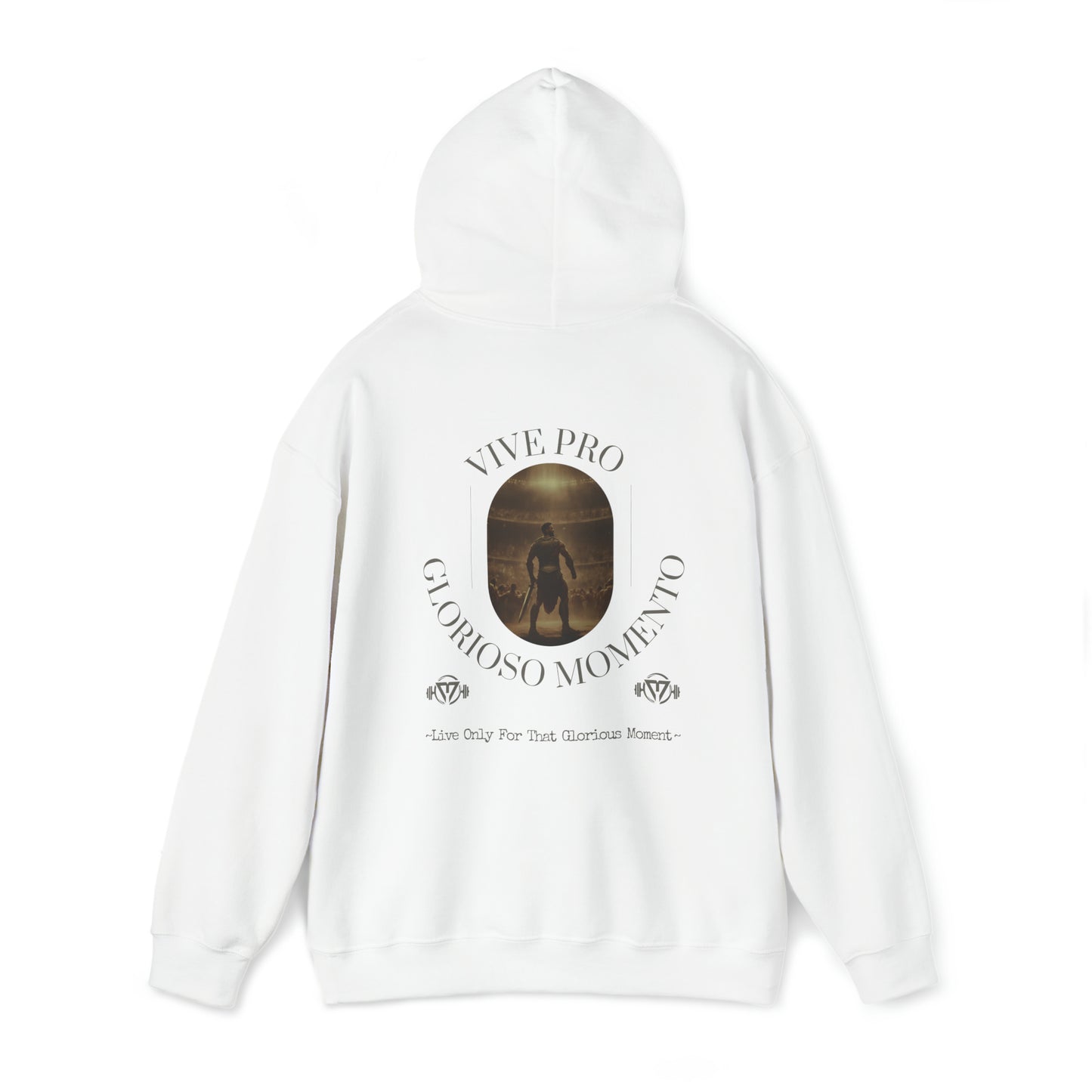 "Vive Pro Glorioso Momento" Hooded Sweatershirt