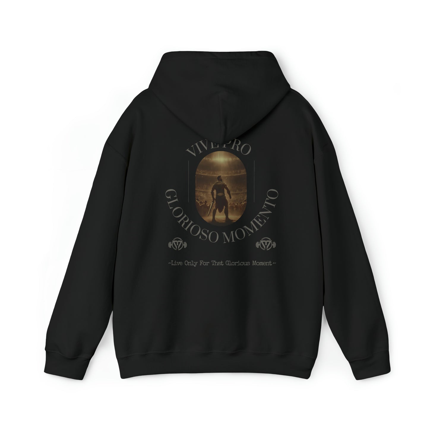 "Vive Pro Glorioso Momento" Hooded Sweatershirt