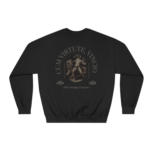 "Cum Virtute, Vincio" DryBlend Sweater