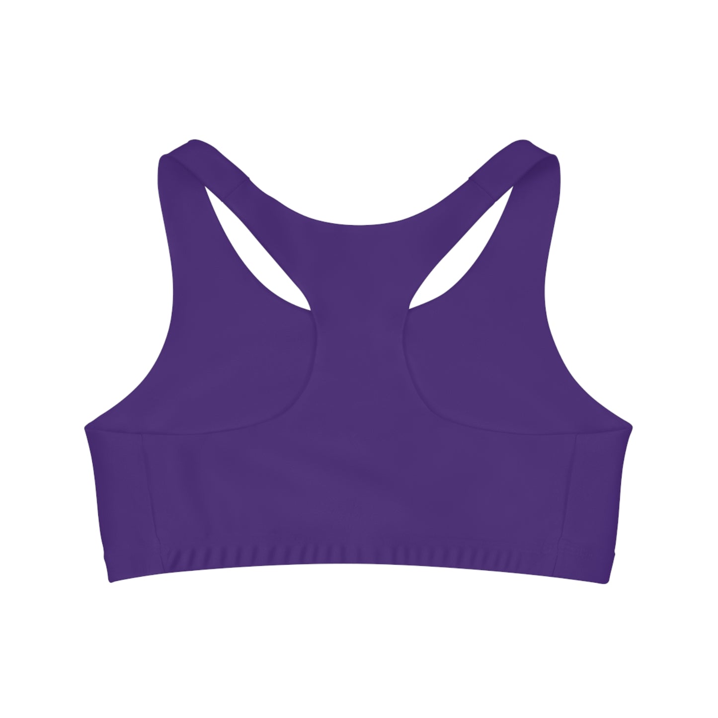 Dark Purple Seamless Sports Bra