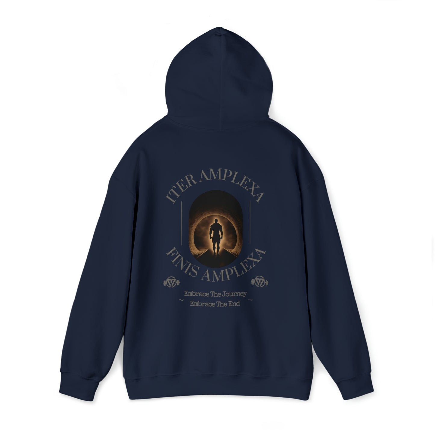 "Iter Amplexa Finis Amplexa" Hooded Sweatshirt