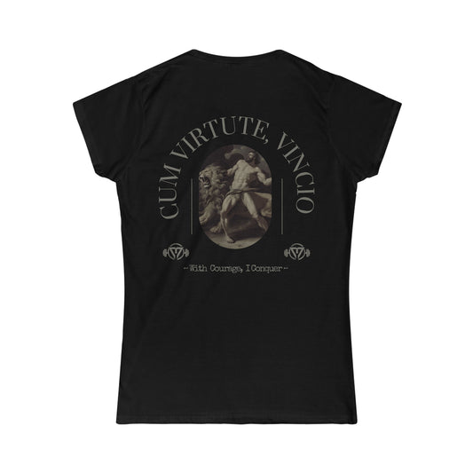 "Cum Virtute, Vincio" Women's Tee