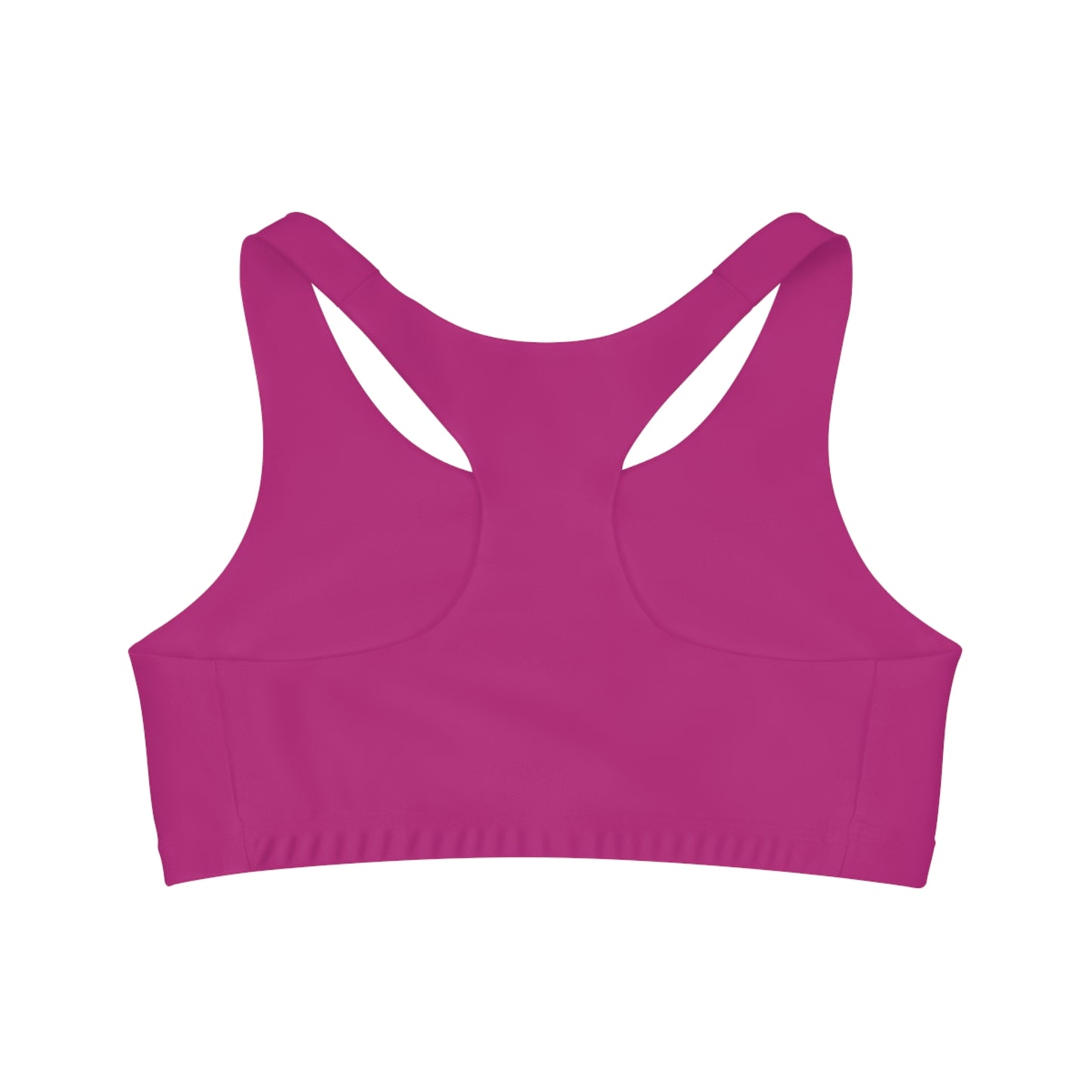 Pink Seamless Sports Bra