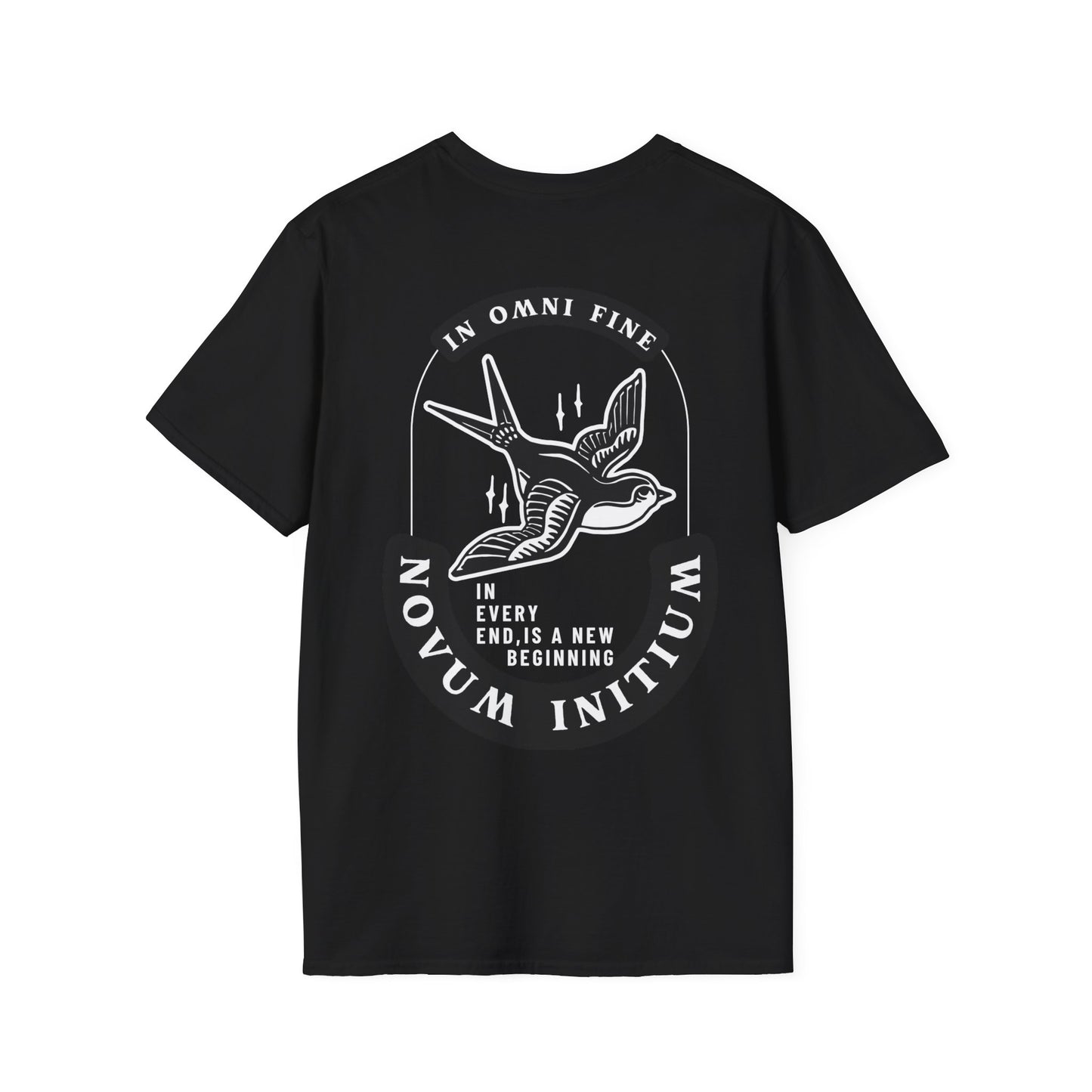 "In Omni Fine, Novum Initium" Men's Tee