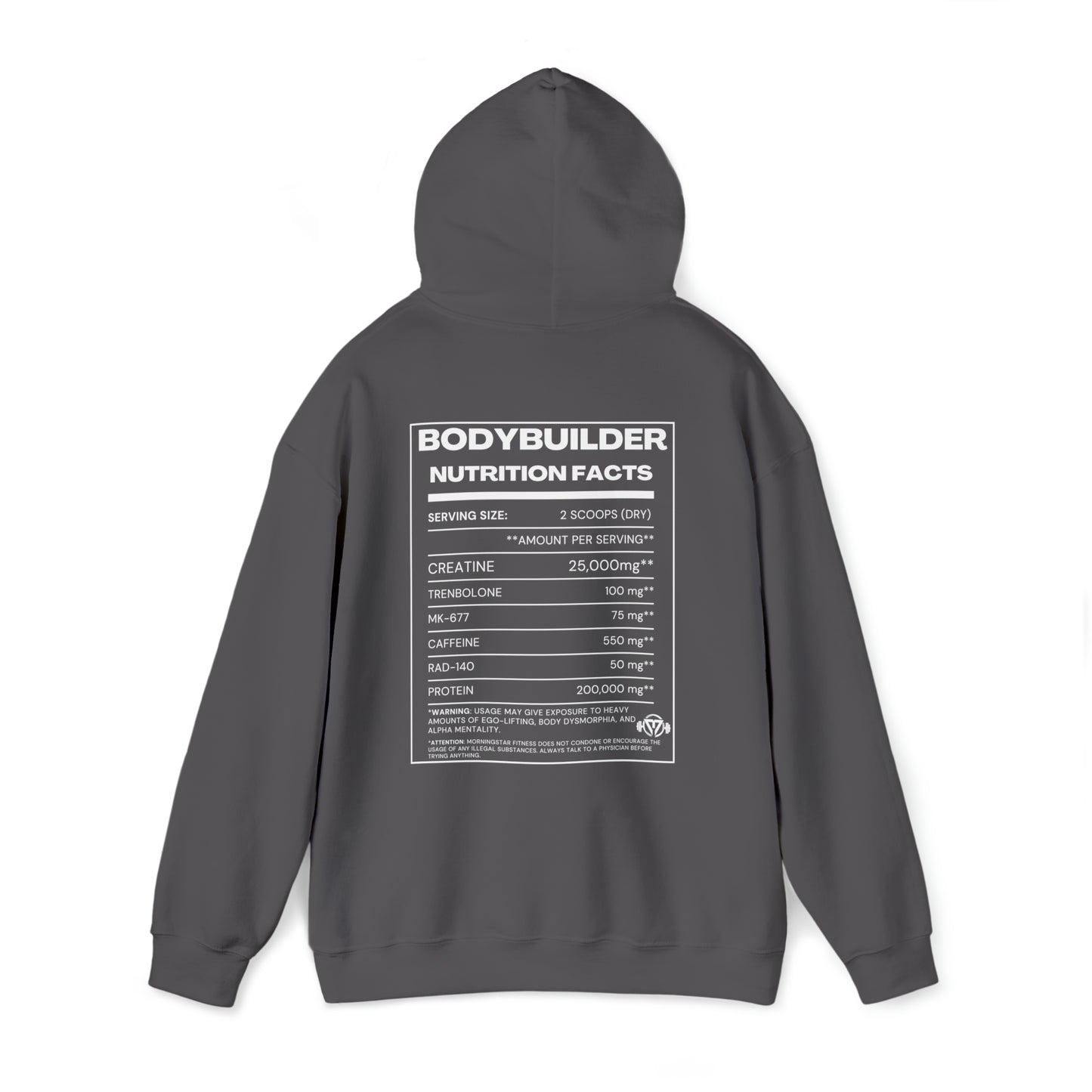 "Bodybuilder Nutrition" Hooded Sweatshirt