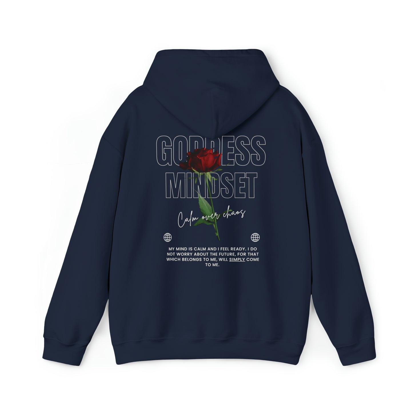 "Goddess Mindset" Hooded Sweatshirt