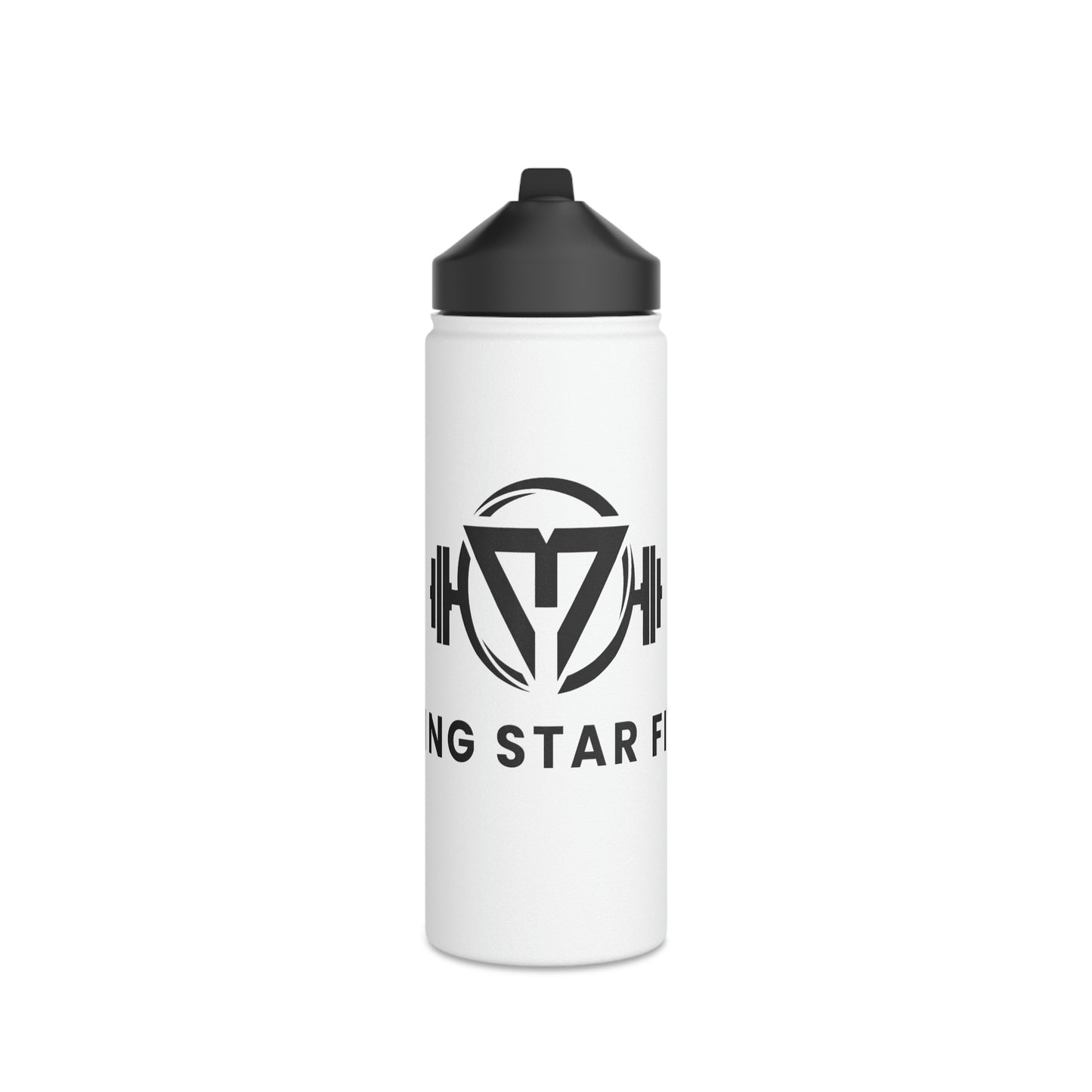 Stainless Steel Water Bottle with Straw Lid - morningstarfitness