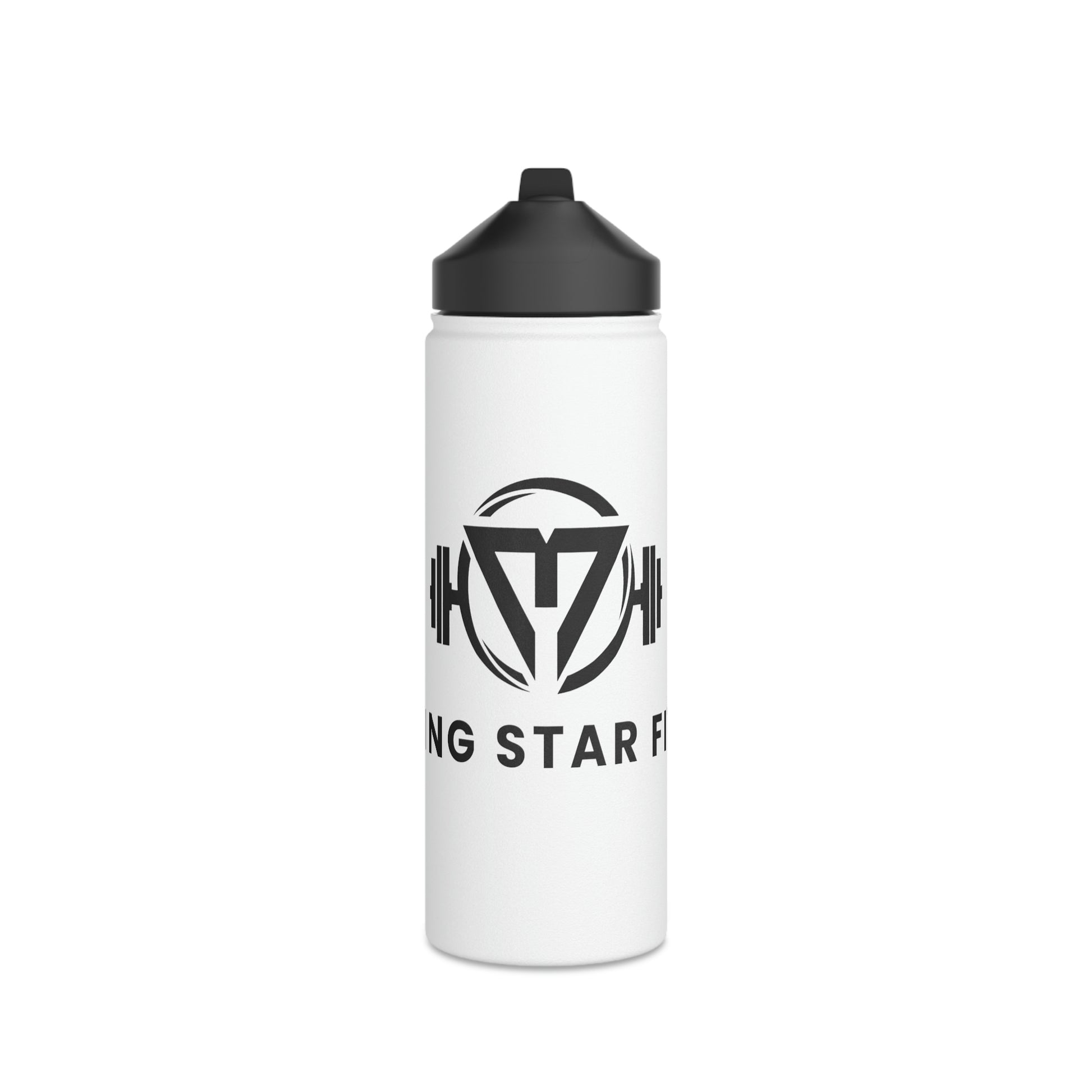 Stainless Steel Water Bottle with Straw Lid - morningstarfitness