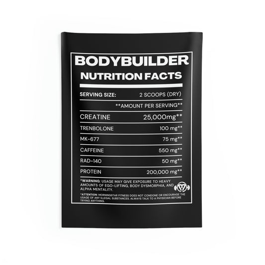 "Bodybuilder Nutrition" - Black