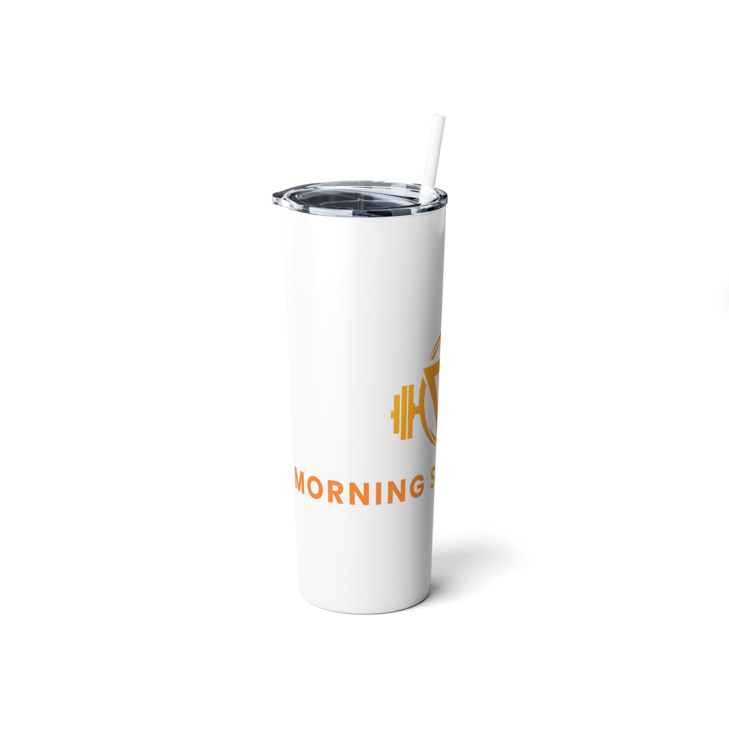 20oz Steel Tumbler with Straw - morningstarfitness