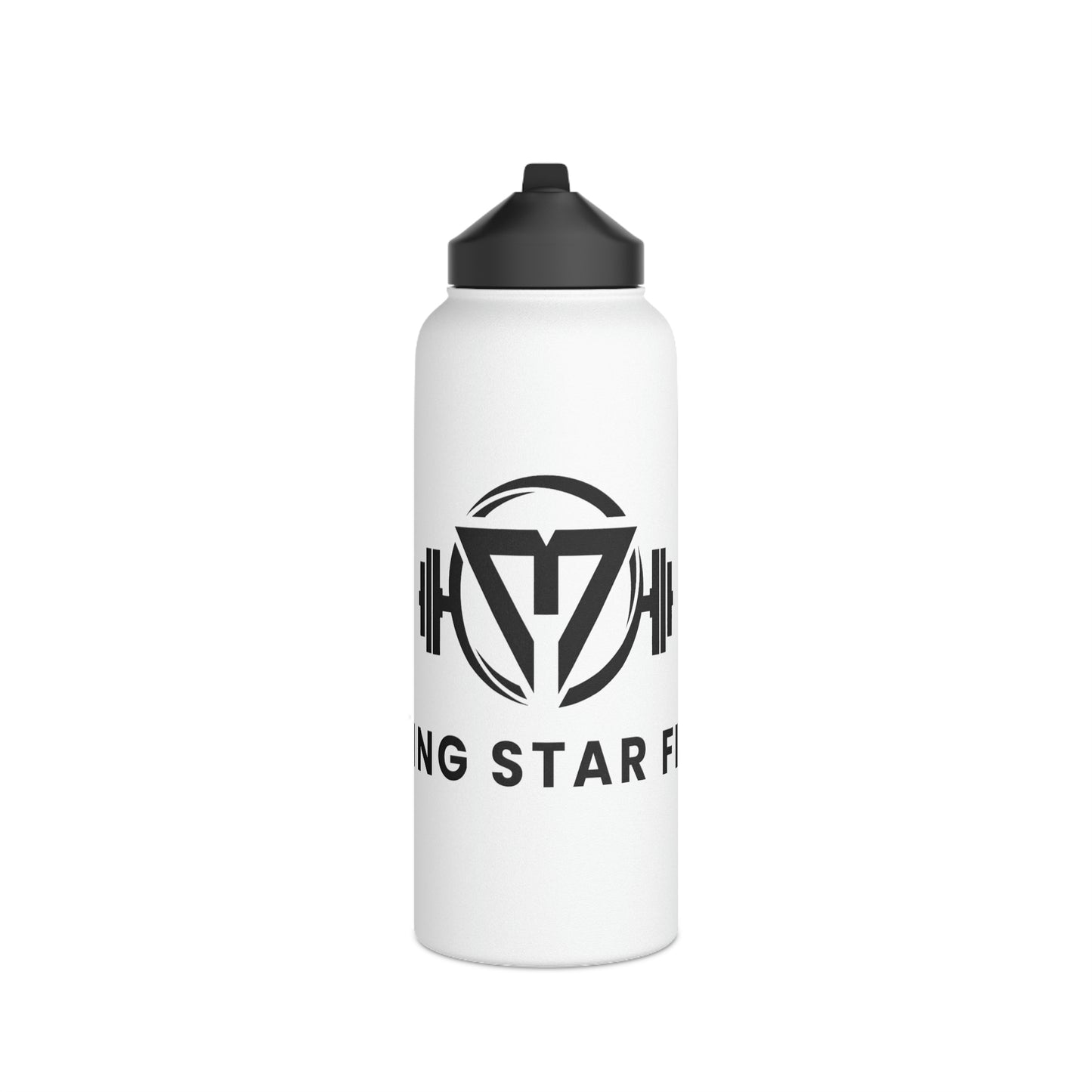 Stainless Steel Water Bottle with Straw Lid - morningstarfitness