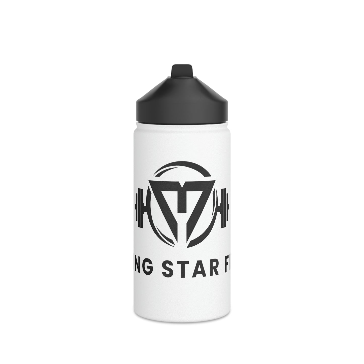 Stainless Steel Water Bottle with Straw Lid - morningstarfitness