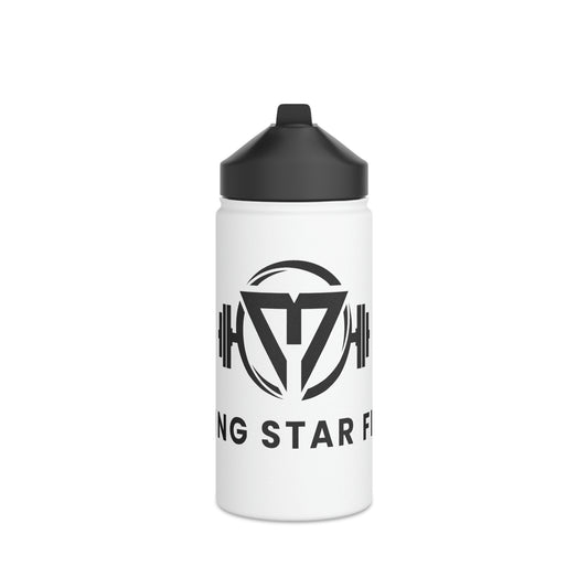 Stainless Steel Water Bottle with Straw Lid - morningstarfitness